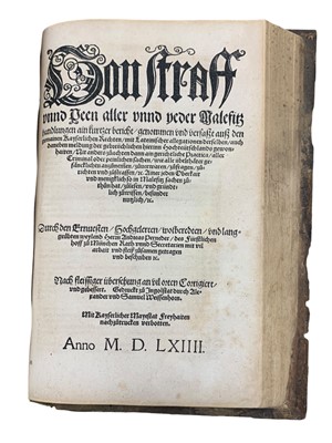 Lot 5 - Perneder, Andreas: Institutiones. 1546-1562