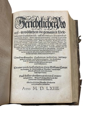 Lot 5 - Perneder, Andreas: Institutiones. 1546-1562