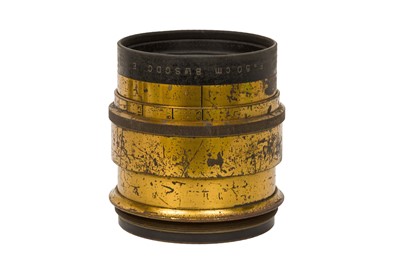 Lot 164 - A E. Krauss 50cm f/6.3 Tessar Brass Lens