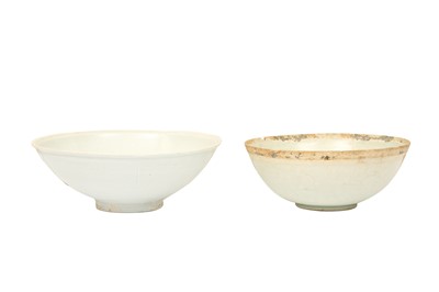 Lot 284 - TWO CHINESE QINGBAI BOWLS