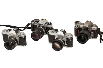 Lot 113 - A Selection of Nikon SLR Cameras