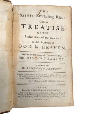 Lot 7 - Baxter. Gildas Salvianus : the Reformed Pastor. 1657 and 2 others.