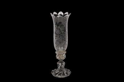 Lot 255 - A BACCARAT CRYSTAL STORM LANTERN