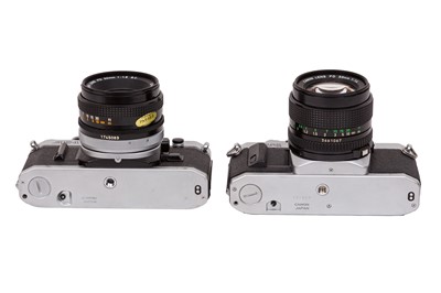 Lot 126 - A Pair of Canon SLR Cameras