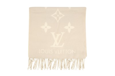 Lot 102 - Louis Vuitton Gris Clair Giant Monogram Cashmere Scarf