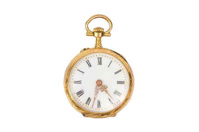 Lot 72 - A FOB POCKET WATCH