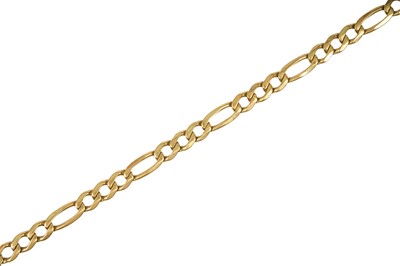 Lot 10 - A 9CT YELLOW GOLD BRACELET, CIRCA 1988