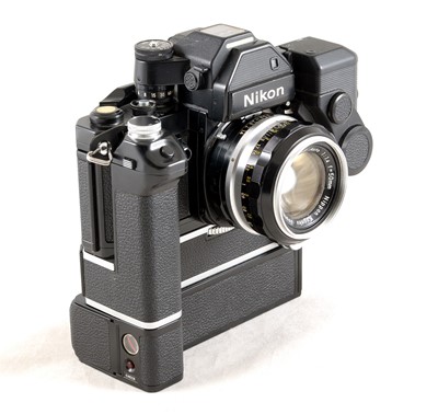 Lot 121 - A "Fully Loaded" Black Nikon F2S Photomic.