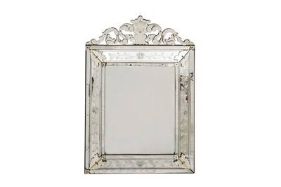 Lot 229 - A LATE 19TH CENTURY VENETIAN WALL MIRROR