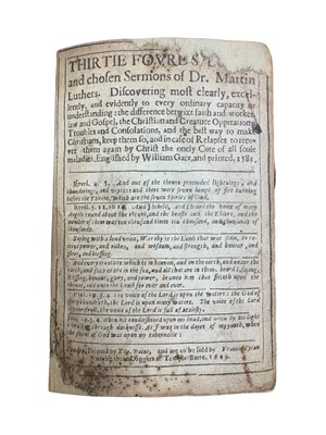 Lot 20 - T.M. [Mall (Thomas)].A Cloud of Witnesses; or, the Sufferers Mirrour, 1665 & 8 others similar