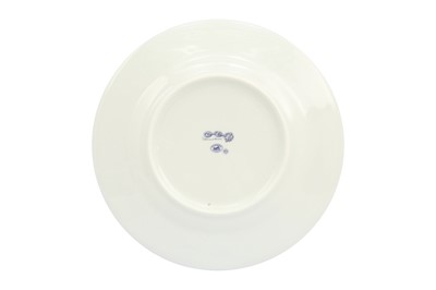 Lot 29 - Hermes 'Chaine D'Ancre' Blue Dessert Plates