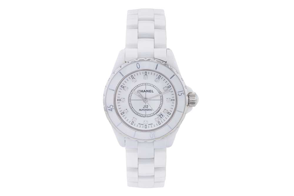 Lot 95 - Chanel 'J12' Automatic Bracelet Watch