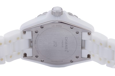 Lot 95 - Chanel 'J12' Automatic Bracelet Watch