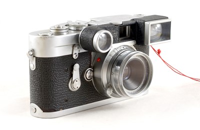 Lot 104 - Leica M3 with 3.5cm Summaron, Goggles & Visoflex Outfit.