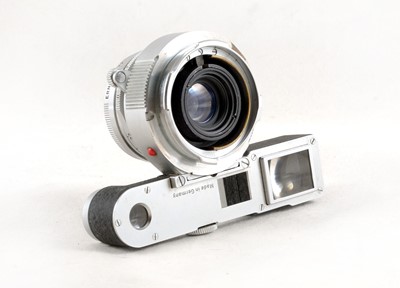 Lot 104 - Leica M3 with 3.5cm Summaron, Goggles & Visoflex Outfit.