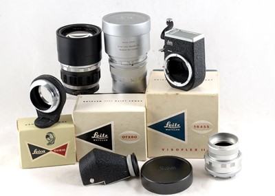 Lot 104 - Leica M3 with 3.5cm Summaron, Goggles & Visoflex Outfit.