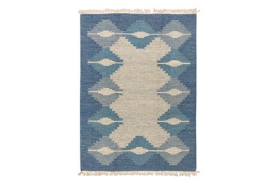 Lot 41 - A FINE CONTEMPORARY DESIGN SWEDISH KILIM