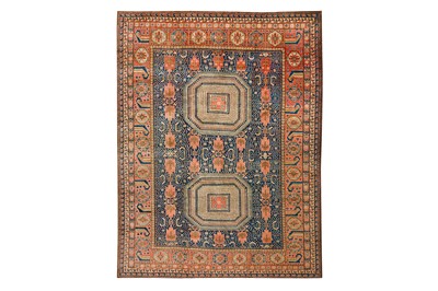 Lot 28 - AN UNUSUAL BESHIR DESIGN CARPET