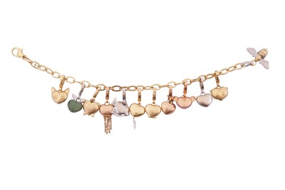 Lot 302 - THEO FENNEL l A CHARM BRACELET