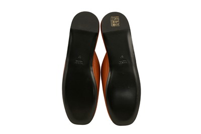 Lot 243 - Gucci Brown GG Monogram Slippers - Size 37