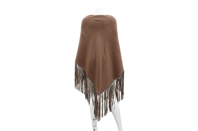 Lot 246 - Hermes Etoupe Cashmere Cape