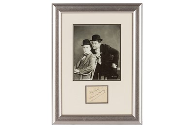 Lot 218 - Laurel (Stan) & Oliver Hardy