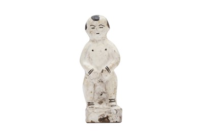 Lot 363 - A RARE CHINESE CIZHOU FIGURE OF A BOY