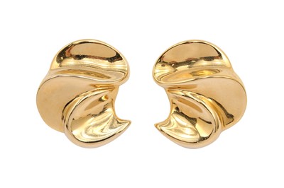 Lot 407 - Givenchy Modernist Clip On Earrings