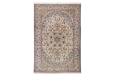 Lot 36 - A VERY FINE NAIN CARPET, CENTRAL PERSIA