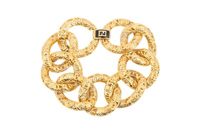 Lot 413 - Fendi Filigree Open Circle Link Bracelet