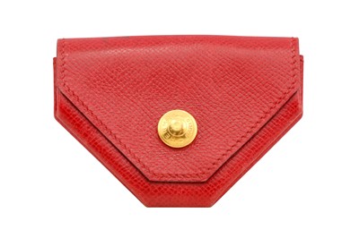 Lot 140 - Hermes Red Epsom Le 24 Coin Case