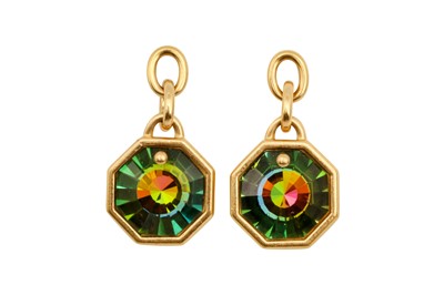 Lot 360 - Yves Saint Laurent Multi Drop Pierced Earrings