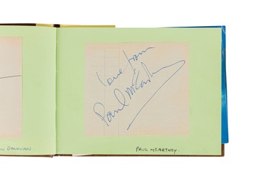 Lot 47 - Autograph Album.- Incl. Paul McCartney