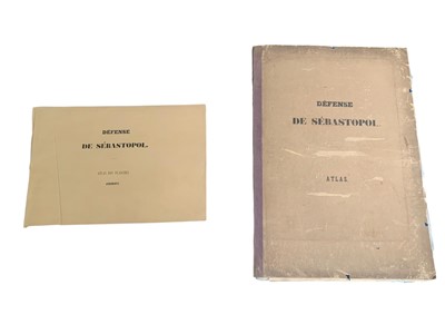 Lot 42 - Todleben (Eduard Ivanovich, Lieut.-General.) Défense de Sebastopol, Atlas vols., 1863