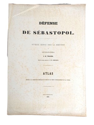 Lot 42 - Todleben (Eduard Ivanovich, Lieut.-General.) Défense de Sebastopol, Atlas vols., 1863