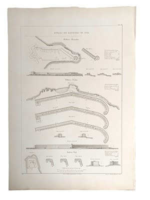 Lot 42 - Todleben (Eduard Ivanovich, Lieut.-General.) Défense de Sebastopol, Atlas vols., 1863