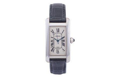 Lot 101 - Cartier 'Tank Américaine' Wristwatch