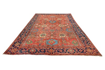 Lot 95 - AN ANTIQUE HERIZ CARPET, NORTH-WEST PERSIA