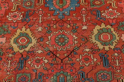 Lot 95 - AN ANTIQUE HERIZ CARPET, NORTH-WEST PERSIA