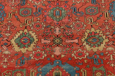 Lot 95 - AN ANTIQUE HERIZ CARPET, NORTH-WEST PERSIA