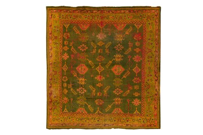 Lot 72 - AN ANTIQUE USHAK CARPET, TURKEY