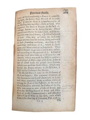 Lot 18 - Polhil. Precious Faith...1675 & Christus in Corde...1680