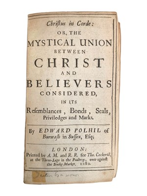 Lot 18 - Polhil. Precious Faith...1675 & Christus in Corde...1680