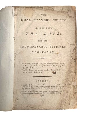 Lot 6 - Barry. The Coal-Heaver’s Cousin Rescued from The Bats..1788