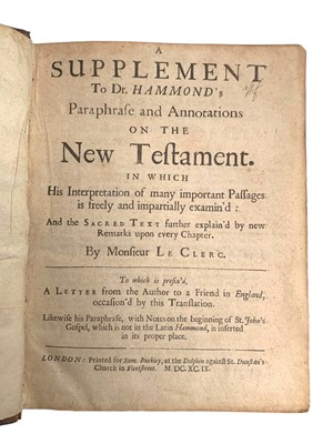 Lot 15 - Grosse. The Happines of Enjoying, and Making a True and Speedy use of Christ, 1647