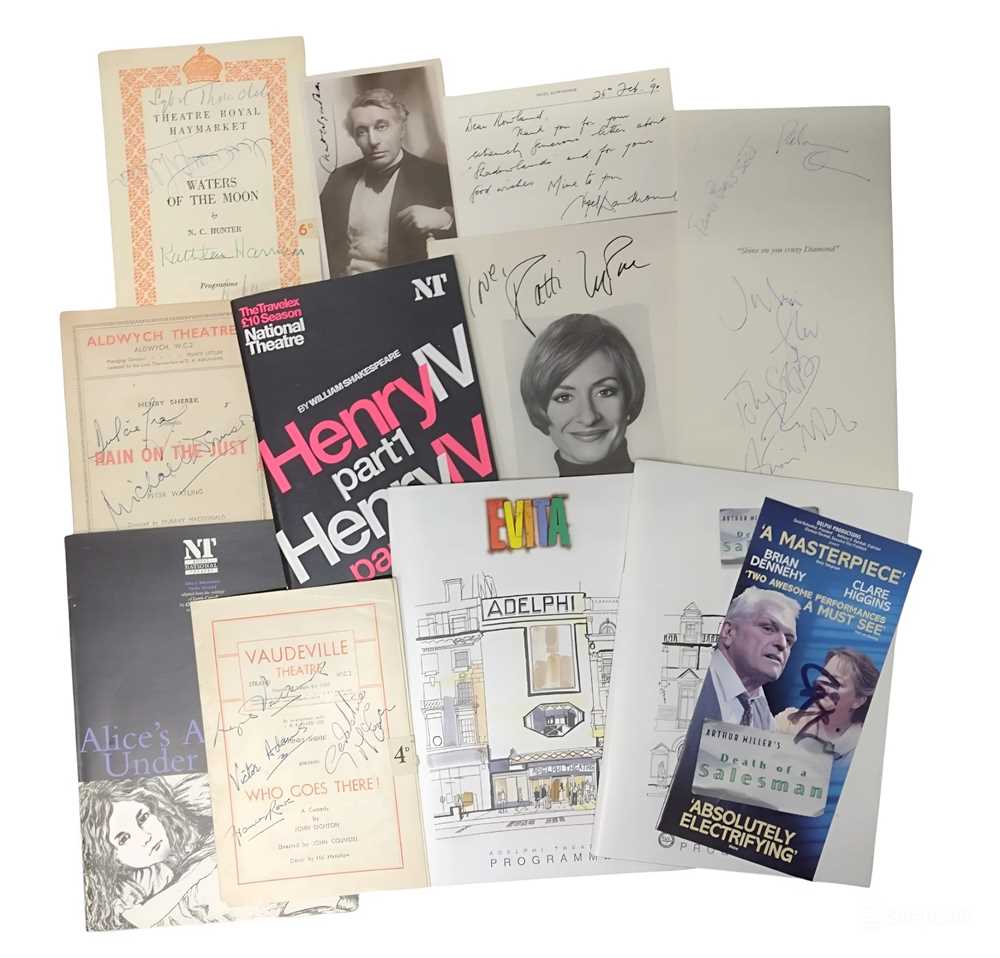 Lot 96 - Autograph Collection.- Theatre Interest
