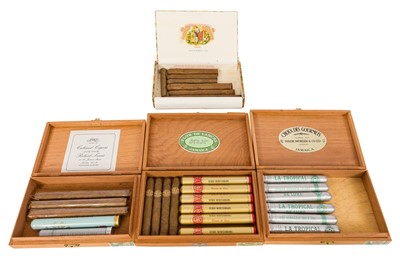 Lot 196 - FOUR BOXES OF TUBED AND LOOSE CIGARS