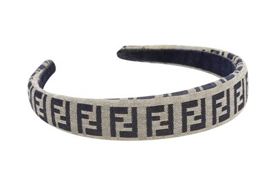 Lot 59 - Fendi Grey FF Monogram Headband