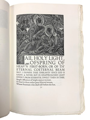 Lot 134 - Golden Cockerel Press. Milton. Paradise Lost. 1/200. 1937
