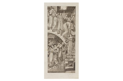 Lot 215 - Burne-Jones (Sir Edward Coley) The Golden Stairs, signed, original tabernacle frame
